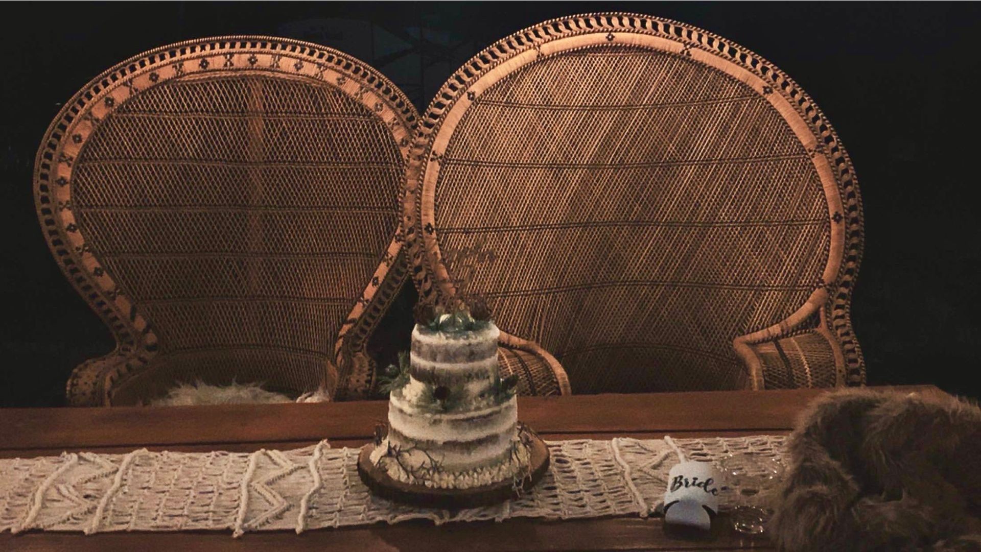His & Hers Peacock Chairs